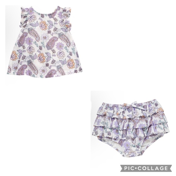 Seed Heritage Baby Paisley Top and Frill Bloomer - Picture 1 of 8